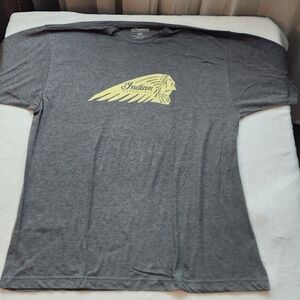 Indian Motorcycle of Kansas City Dealer T-Shirt (Gray 2XL)